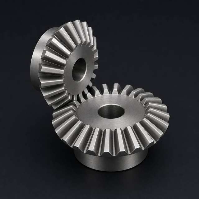 Equal silver miter bevel gears