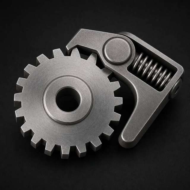 Pawl and ratchet wheel mechanism